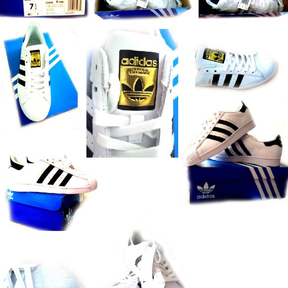 New Women's Adidas Superstar Genuine Leather Fashionable Sneakers/Athletic/Tenni - Picture 14 of 14